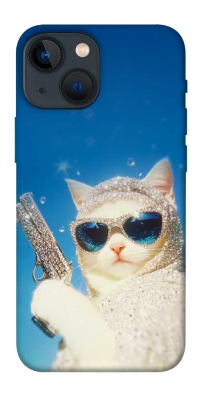 Чехол itsPrint Diamond kitty для Apple iPhone 13 mini (5.4"), животные, купить оптом с доставкой
