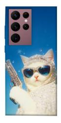 Чехол itsPrint Diamond kitty для Samsung Galaxy S22 Ultra