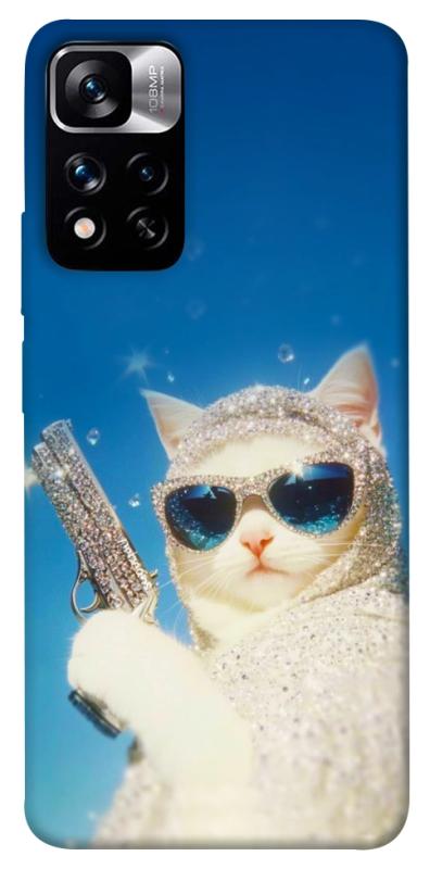 Чохол itsPrint Diamond kitty для Xiaomi Poco M4 Pro 5G, тварини, купити оптом з доставкою