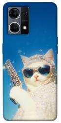 Чохол itsPrint Diamond kitty для Oppo Reno 7 4G