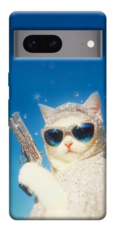 Чохол itsPrint Diamond kitty для Google Pixel 7, тварини, купити оптом з доставкою