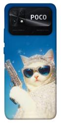 Чехол itsPrint Diamond kitty для Xiaomi Poco C40