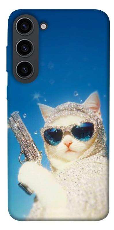 Чехол itsPrint Diamond kitty для Samsung Galaxy S23, животные, купить оптом с доставкой