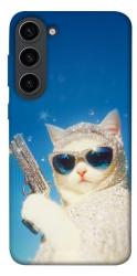 Чехол itsPrint Diamond kitty для Samsung Galaxy S23