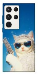 Чехол itsPrint Diamond kitty для Samsung Galaxy S23 Ultra
