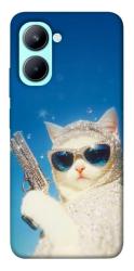 Чехол itsPrint Diamond kitty для Realme C33