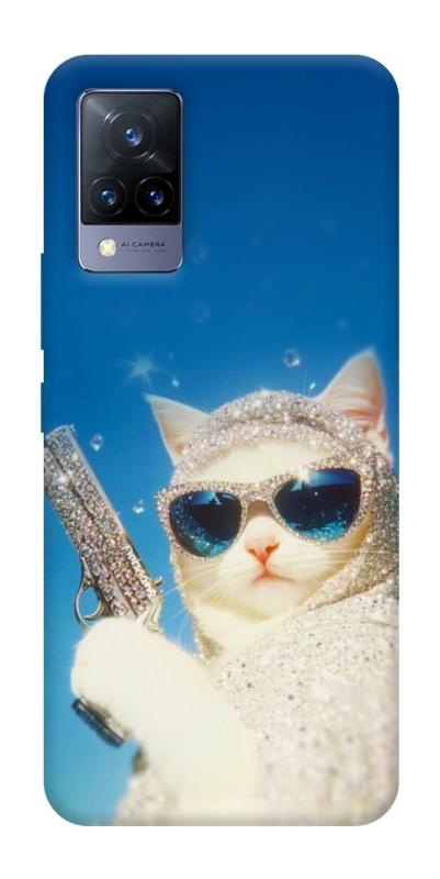 Чохол itsPrint Diamond kitty для Vivo V21, тварини, купити оптом з доставкою
