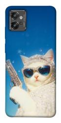Чехол itsPrint Diamond kitty для Motorola Moto G32
