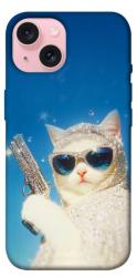 Чехол itsPrint Diamond kitty для Apple iPhone 15 (6.1")