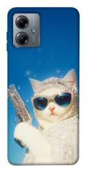 Чехол itsPrint Diamond kitty для Motorola Moto G14