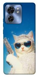 Чехол itsPrint Diamond kitty для Motorola Edge 40