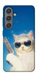 Чехол itsPrint Diamond kitty для Samsung Galaxy S24