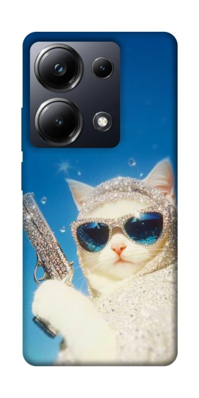 Чехол itsPrint Diamond kitty для Xiaomi Redmi Note 13 Pro 4G, животные, купить оптом с доставкой