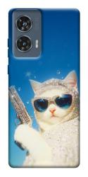 Чехол itsPrint Diamond kitty для Motorola Edge 50 Fusion