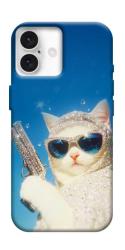 Чехол itsPrint Diamond kitty для Apple iPhone 16 Plus (6.7")