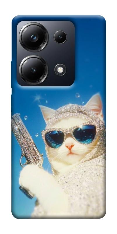Чехол itsPrint Diamond kitty для Xiaomi Redmi 13 4G / Poco M6 4G, животные, купить оптом с доставкой