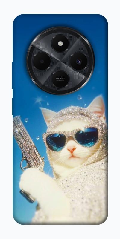 Чехол itsPrint Diamond kitty для Xiaomi Redmi 14C / Poco C75, животные, купить оптом с доставкой