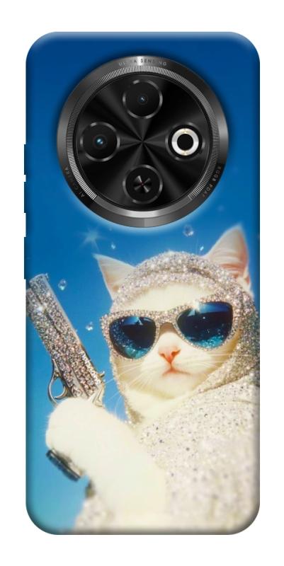 Чохол itsPrint Diamond kitty для TECNO Spark 30C, тварини, купити оптом з доставкою