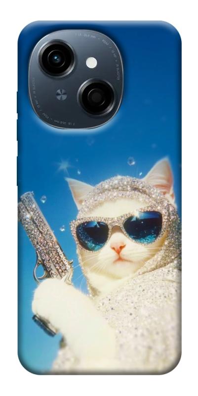 Чехол itsPrint Diamond kitty для TECNO Spark Go 1, животные, купить оптом с доставкой