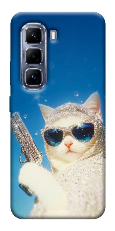 Чехол itsPrint Diamond kitty для Infinix Hot 50 Pro, животные, купить оптом с доставкой