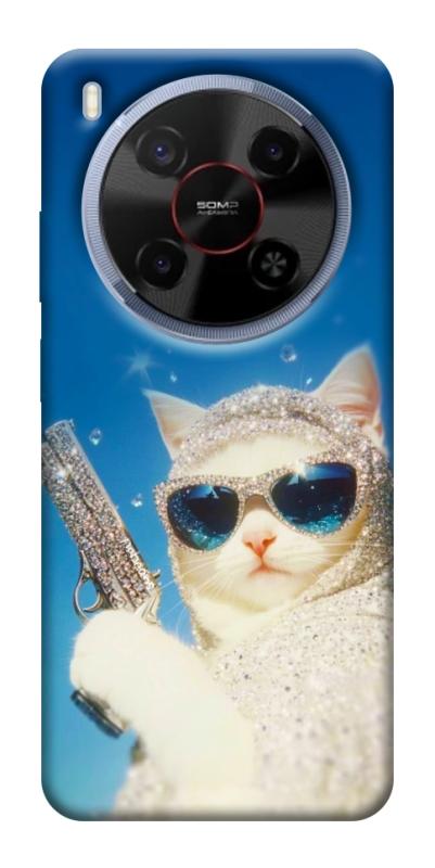 Чехол itsPrint Diamond kitty для ZTE Nubia V70 Max, животные, купить оптом с доставкой