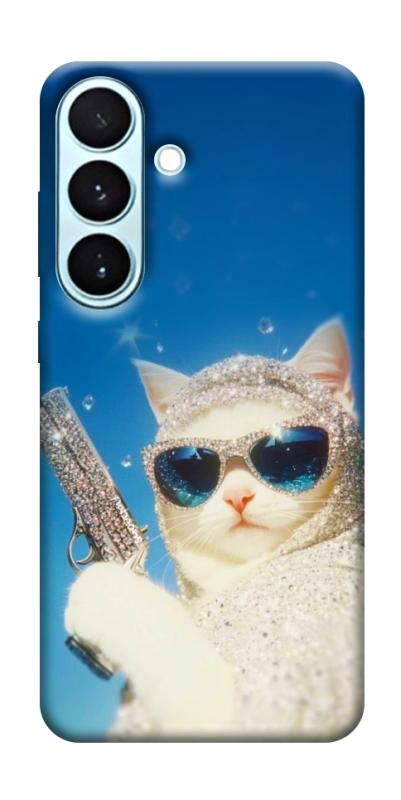Чохол itsPrint Diamond kitty для Samsung Galaxy S26, тварини, купити оптом з доставкою