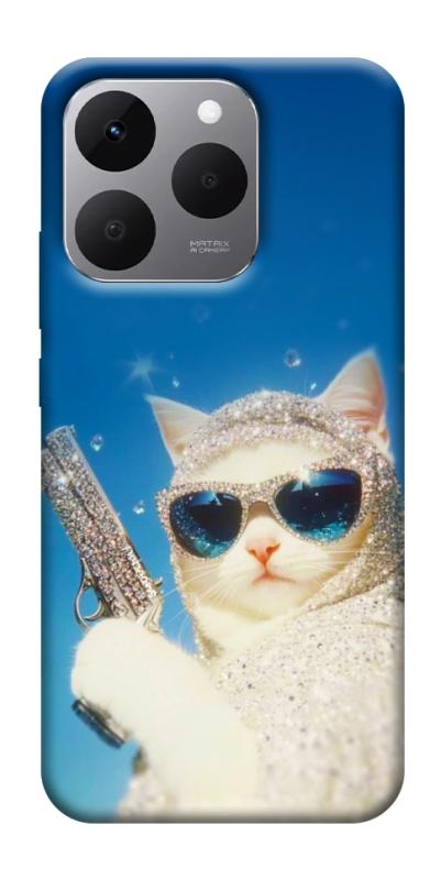 Чехол itsPrint Diamond kitty для Realme 15T, животные, купить оптом с доставкой