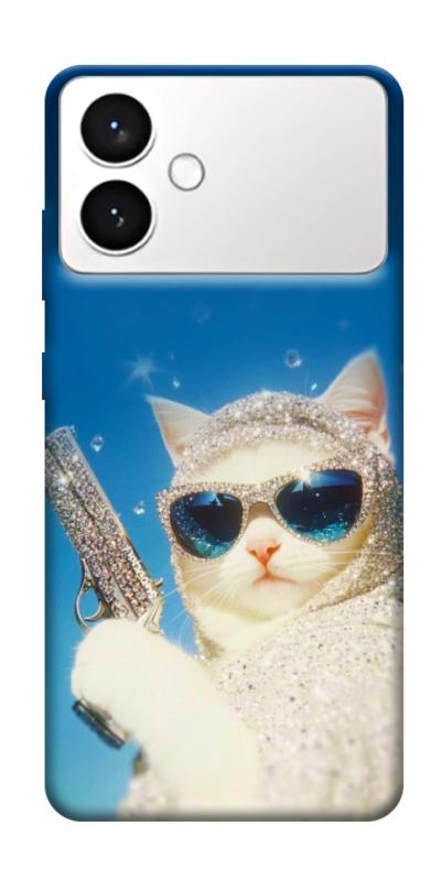 Чехол itsPrint Diamond kitty для Samsung Galaxy S26+, животные, купить оптом с доставкой