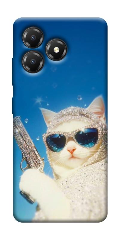 Чохол itsPrint Diamond kitty для ZTE Blade A36, тварини, купити оптом з доставкою