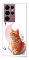 Чехол itsPrint Ginger cat для Samsung Galaxy S22 Ultra
