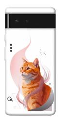 Чехол itsPrint Ginger cat для Google Pixel 6