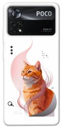 Чехол itsPrint Ginger cat для Xiaomi Poco X4 Pro 5G