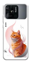 Чехол itsPrint Ginger cat для Xiaomi Redmi 10C