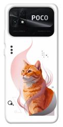 Чехол itsPrint Ginger cat для Xiaomi Poco C40