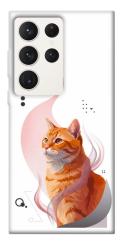 Чехол itsPrint Ginger cat для Samsung Galaxy S23 Ultra
