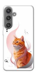 Чехол itsPrint Ginger cat для Samsung Galaxy S24+