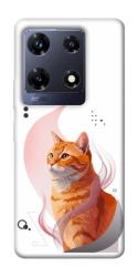 Чехол itsPrint Ginger cat для Infinix Note 30 Pro