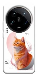 Чехол itsPrint Ginger cat для Xiaomi 14 Ultra