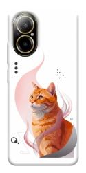 Чехол itsPrint Ginger cat для Realme C67 4G