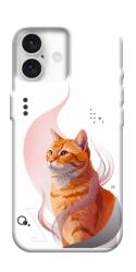 Чехол itsPrint Ginger cat для Apple iPhone 16 Plus (6.7")