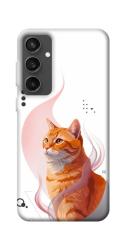 Чехол itsPrint Ginger cat для Samsung Galaxy S24 FE