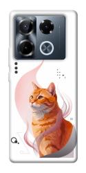 Чехол itsPrint Ginger cat для Infinix Note 40 Pro 4G
