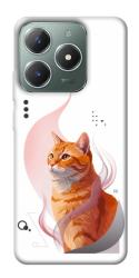 Чехол itsPrint Ginger cat для Realme C61 4G