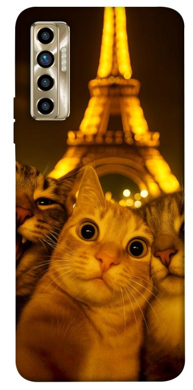 Чехол itsPrint Paris selfie для TECNO Camon 17P, животные, купить оптом с доставкой