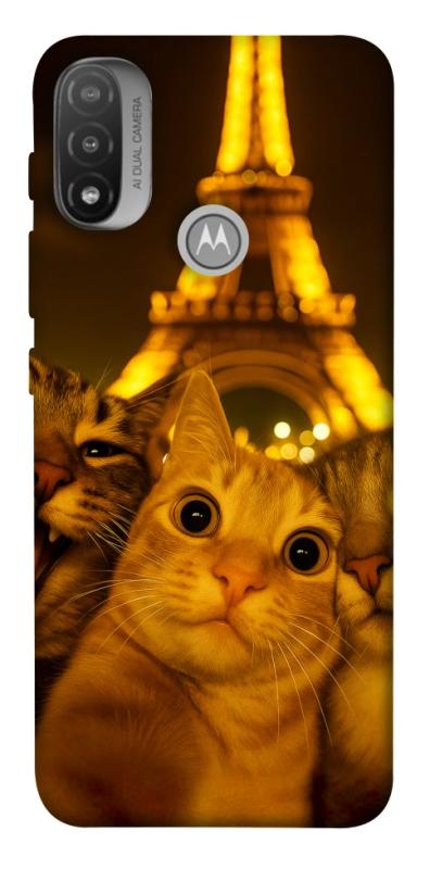 Чехол itsPrint Paris selfie для Motorola Moto E20, животные, купить оптом с доставкой
