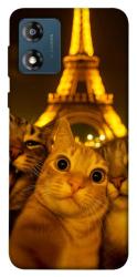 Чехол itsPrint Paris selfie для Motorola Moto E13
