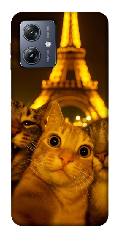 Чехол itsPrint Paris selfie для Motorola Moto G54, животные, купить оптом с доставкой