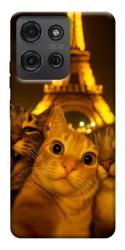 Чехол itsPrint Paris selfie для Motorola Moto G75 5G