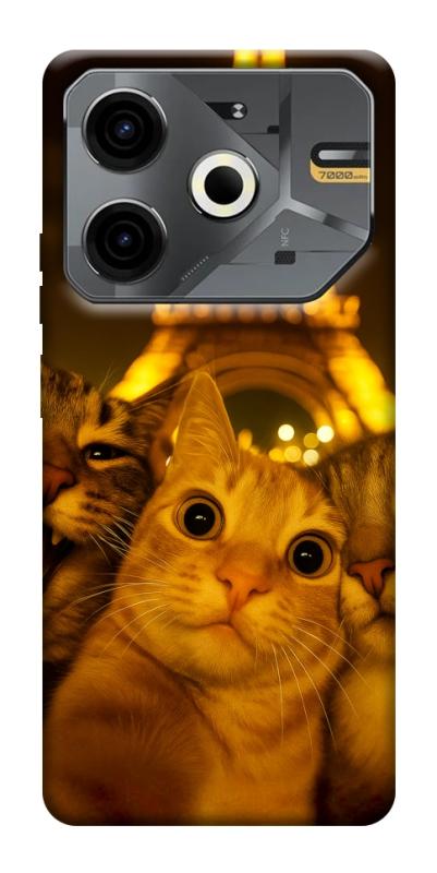 Чехол itsPrint Paris selfie для TECNO Pova 6 Neo (LI6), животные, купить оптом с доставкой