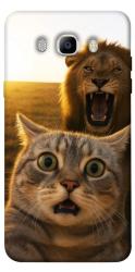 Чехол itsPrint Shocked cat and lion для Samsung J710F Galaxy J7 (2016)